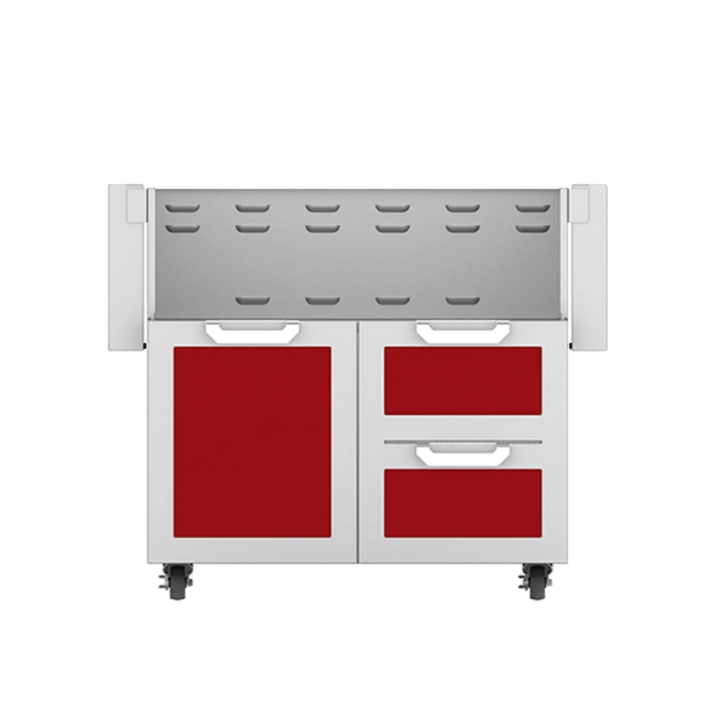 Hestan 36" GCR Series Outdoor Tower Cart with Door & Double Drawer - GCR36