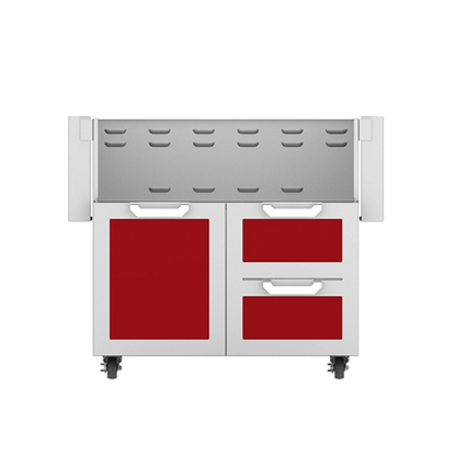 Hestan 36" GCR Series Outdoor Tower Cart with Door & Double Drawer - GCR36