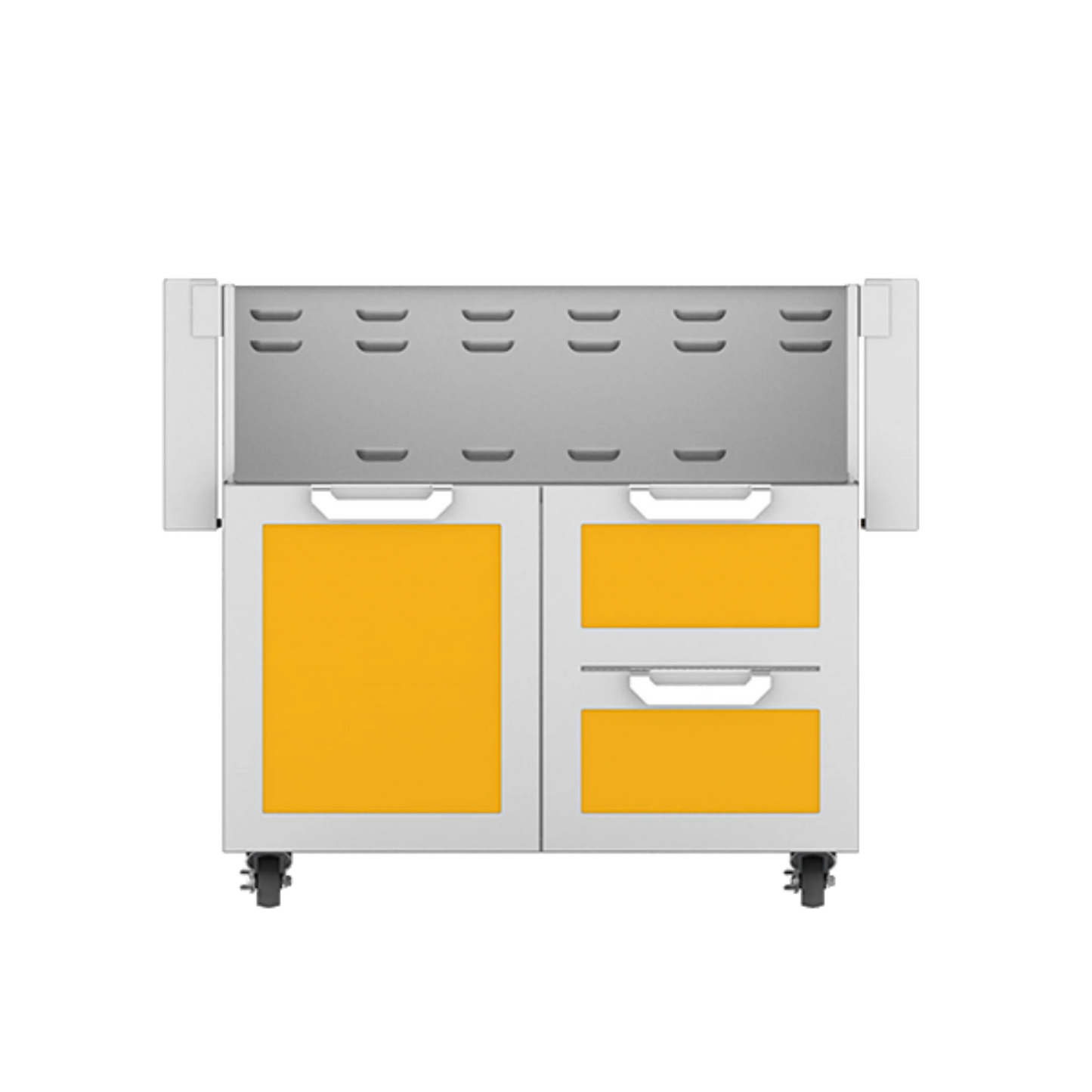 Hestan 36" GCR Series Outdoor Tower Cart with Door & Double Drawer - GCR36