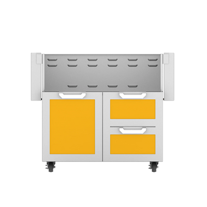 Hestan 36" GCR Series Outdoor Tower Cart with Door & Double Drawer - GCR36