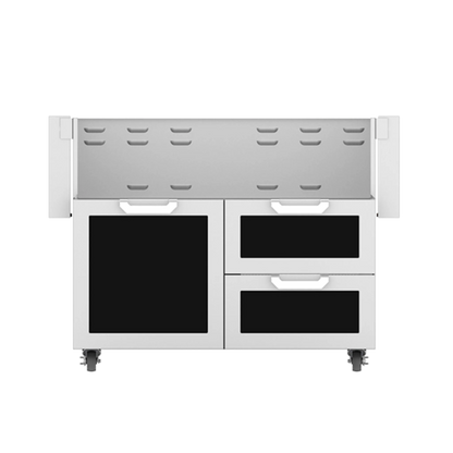 Hestan 42" GCR Series Outdoor Tower Cart with Door & Double Drawer - GCR42