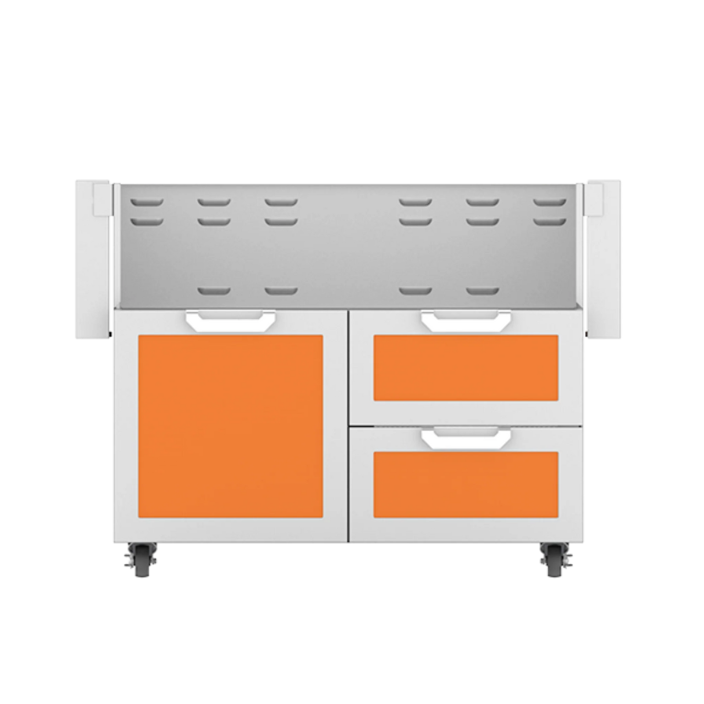 Hestan 42" GCR Series Outdoor Tower Cart with Door & Double Drawer - GCR42