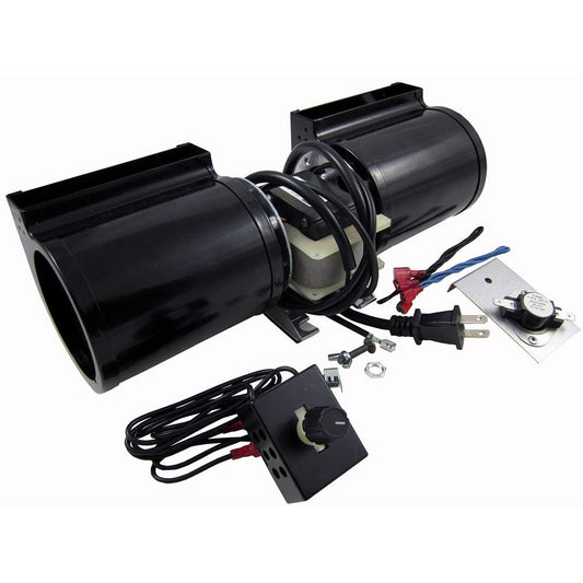 Majestic Fireplace Blower Fan Kit, 160 CFM, Rheostat, Temperature Sensor