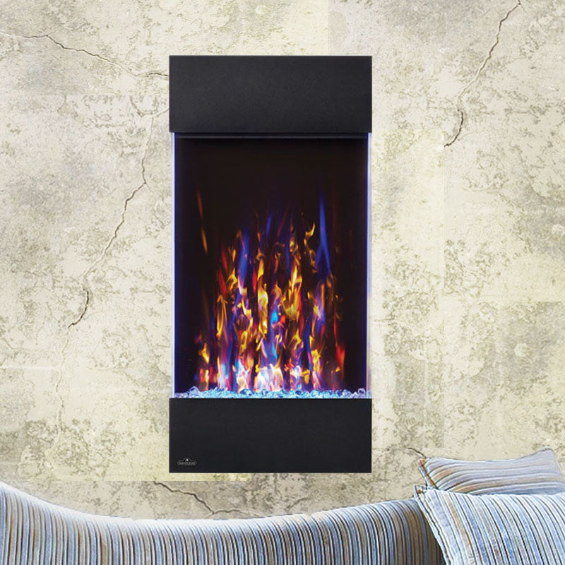 Open Box Napoleon Allure Vertical 32'' Wall Mount Electric Fireplace