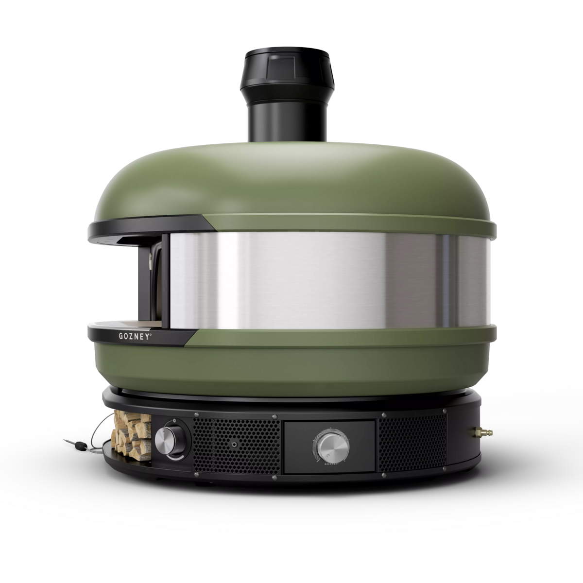 Gozney Green Multi Fuel Dome Pizza Oven - Side View
