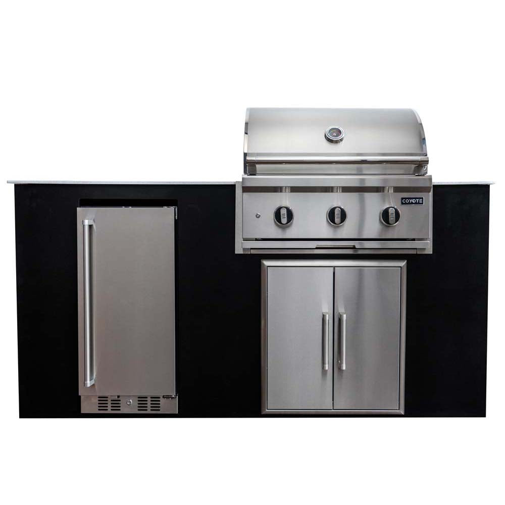 Coyote 6 Ft. 4 Piece Outdoor Kitchen Island Package - CKEY6