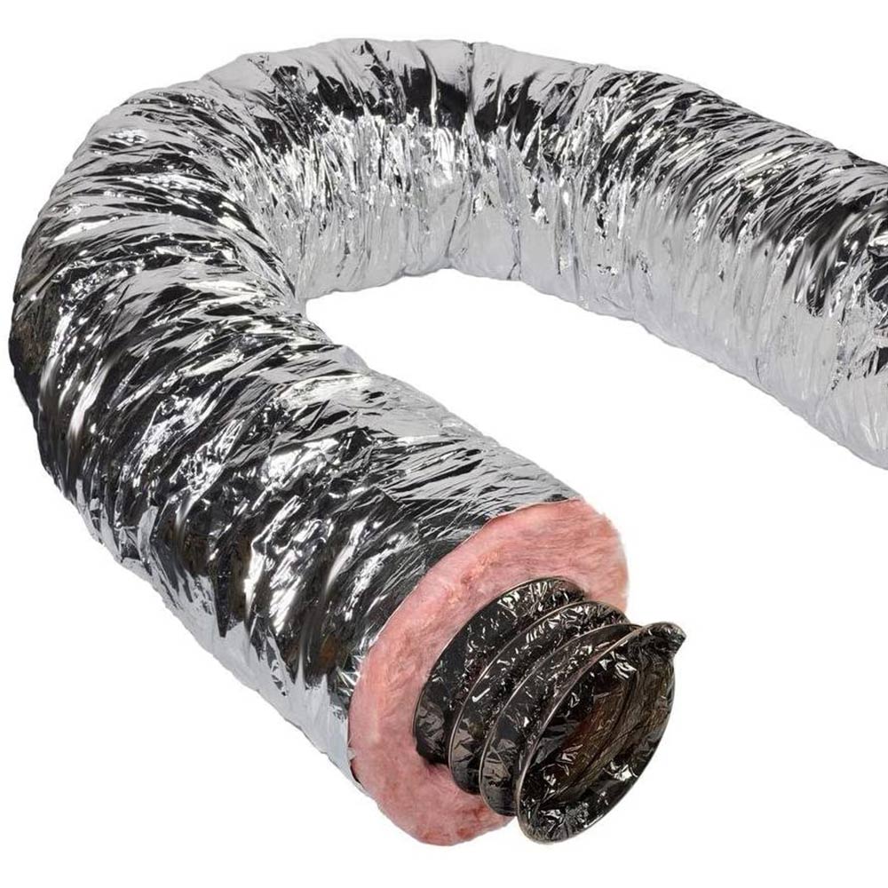 Majestic 4-Inch Insulated Flex Duct for Outside Air Chimney Kit, Two 42-Inch Sections Included