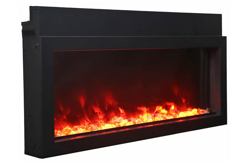 Amantii Panorama 40 inch Extra Slim Built-in Indoor/Outdoor Linear Electric Fireplace