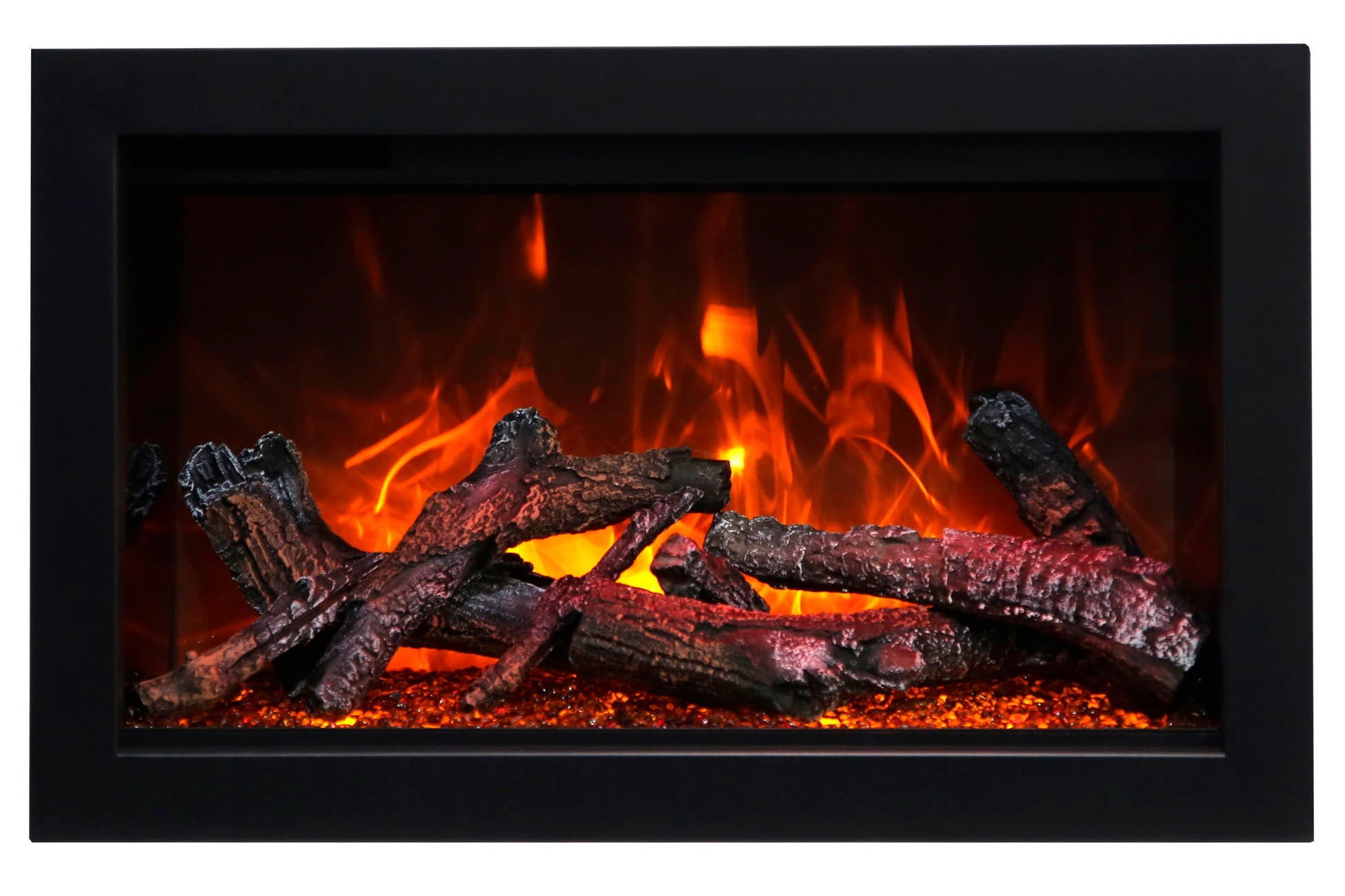 Amantii Traditional Series 33-Inch Built-In Indoor/Outdoor Electric Firebox Insert