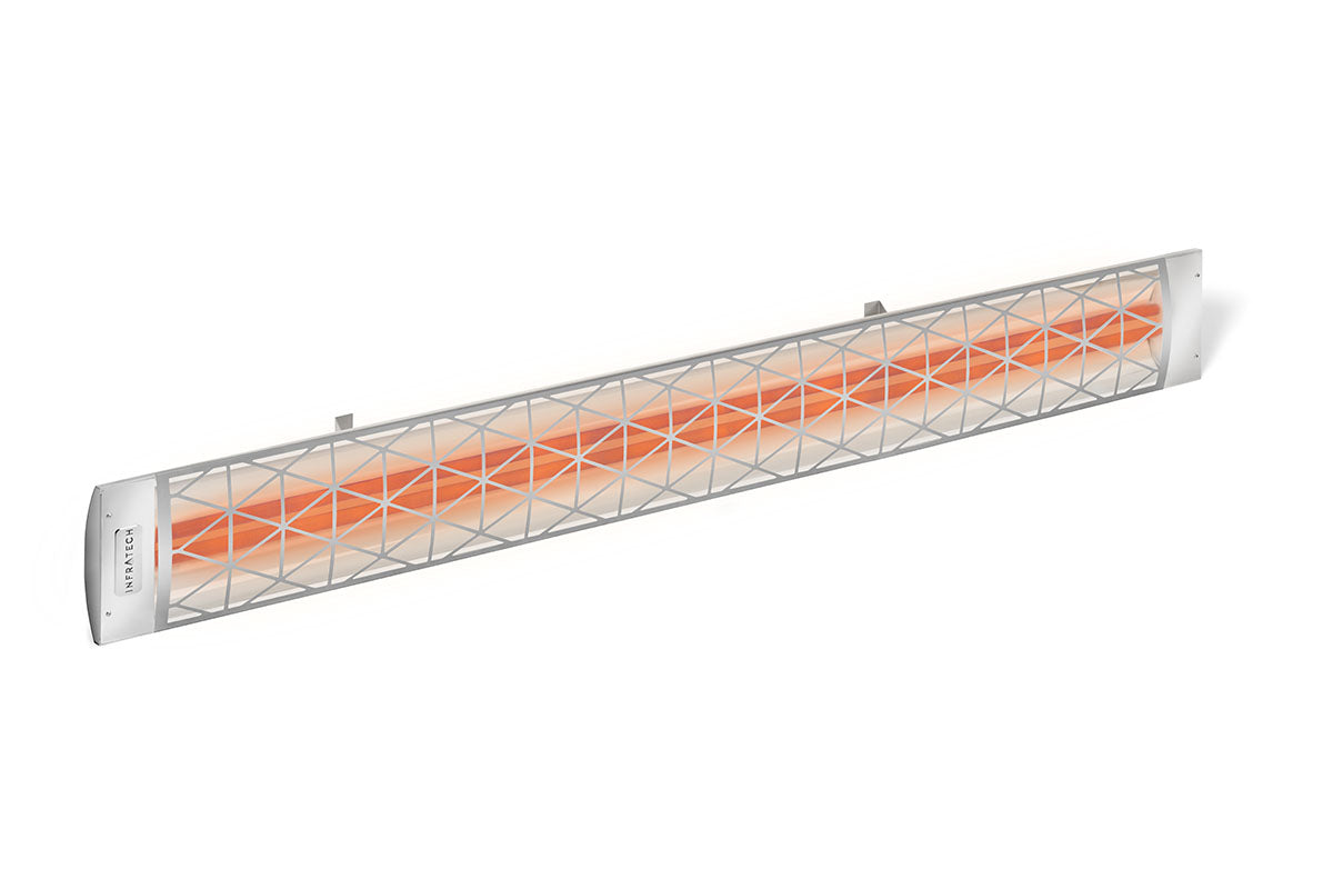 Infratech Motif Contemporary Fascia Kit for Double Element Heater | Stainless Steel