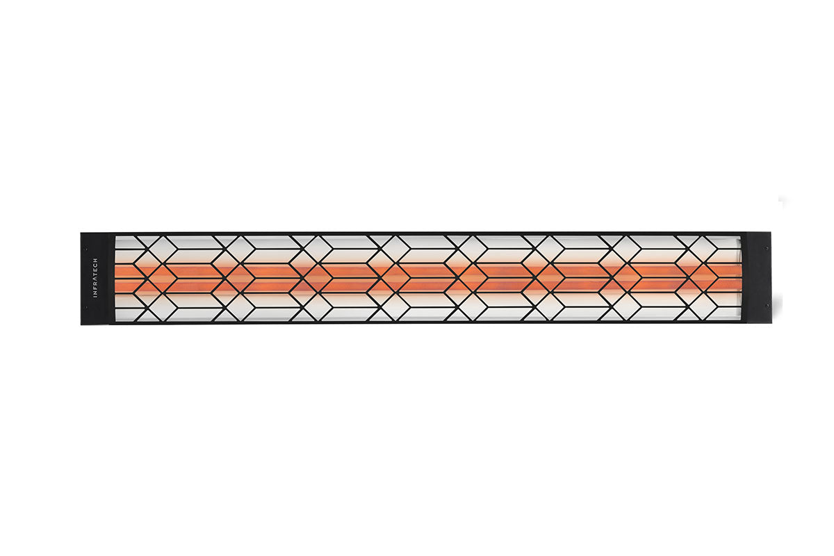 Infratech Motif Craftsman Fascia Kit for Double Element Heater | Black