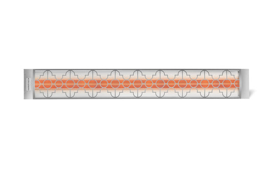Infratech Motif Mediterranean Fascia Kit for Double Element Heater | Stainless Steel