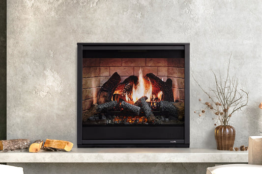 SimpliFire Inception 36'' Traditional Smart Electric Fireplace | Folio Front