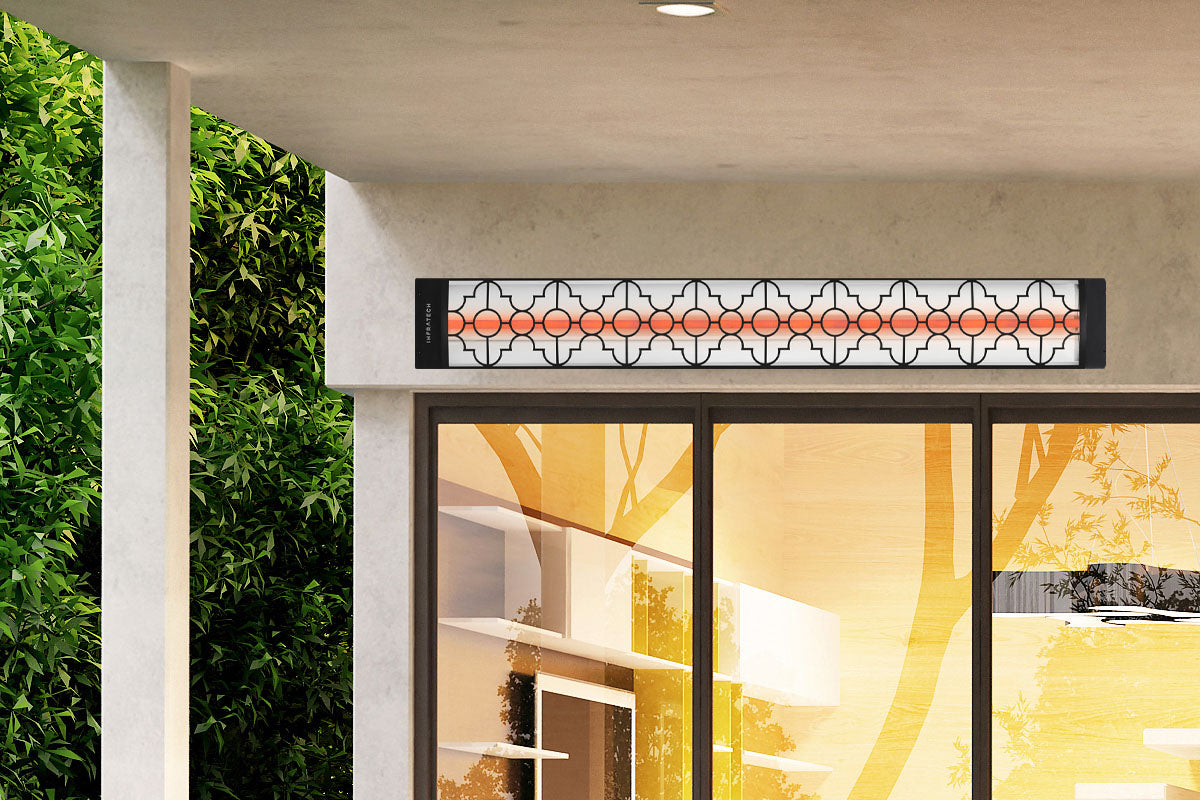 Infratech Motif Mediterranean Fascia Kit for Single Element Heater | Black