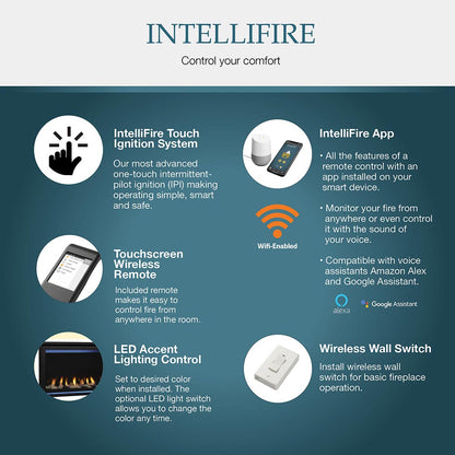 Majestic Jade 42-Inch Direct Vent Gas Fireplace - JADE42IN