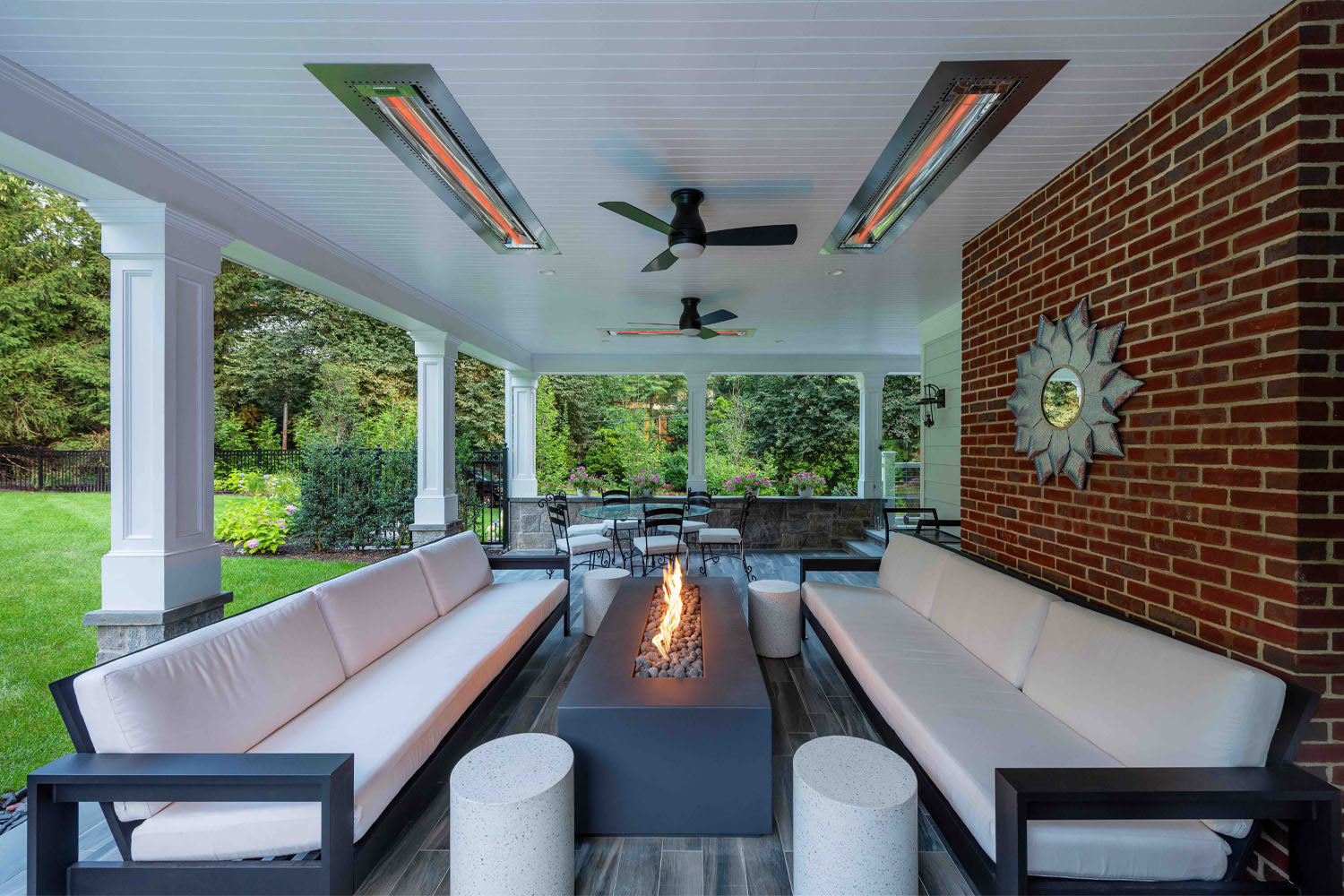 Infratech W-Series Single Element 4000Watt Outdoor Infrared Electric Heater | 480V