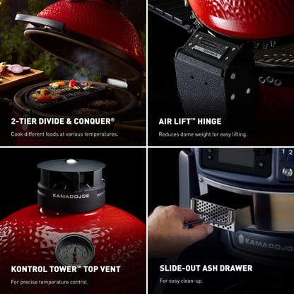 Kamado Joe Big Joe® Konnected Joe™ Digital Charcoal Grill and Smoker
