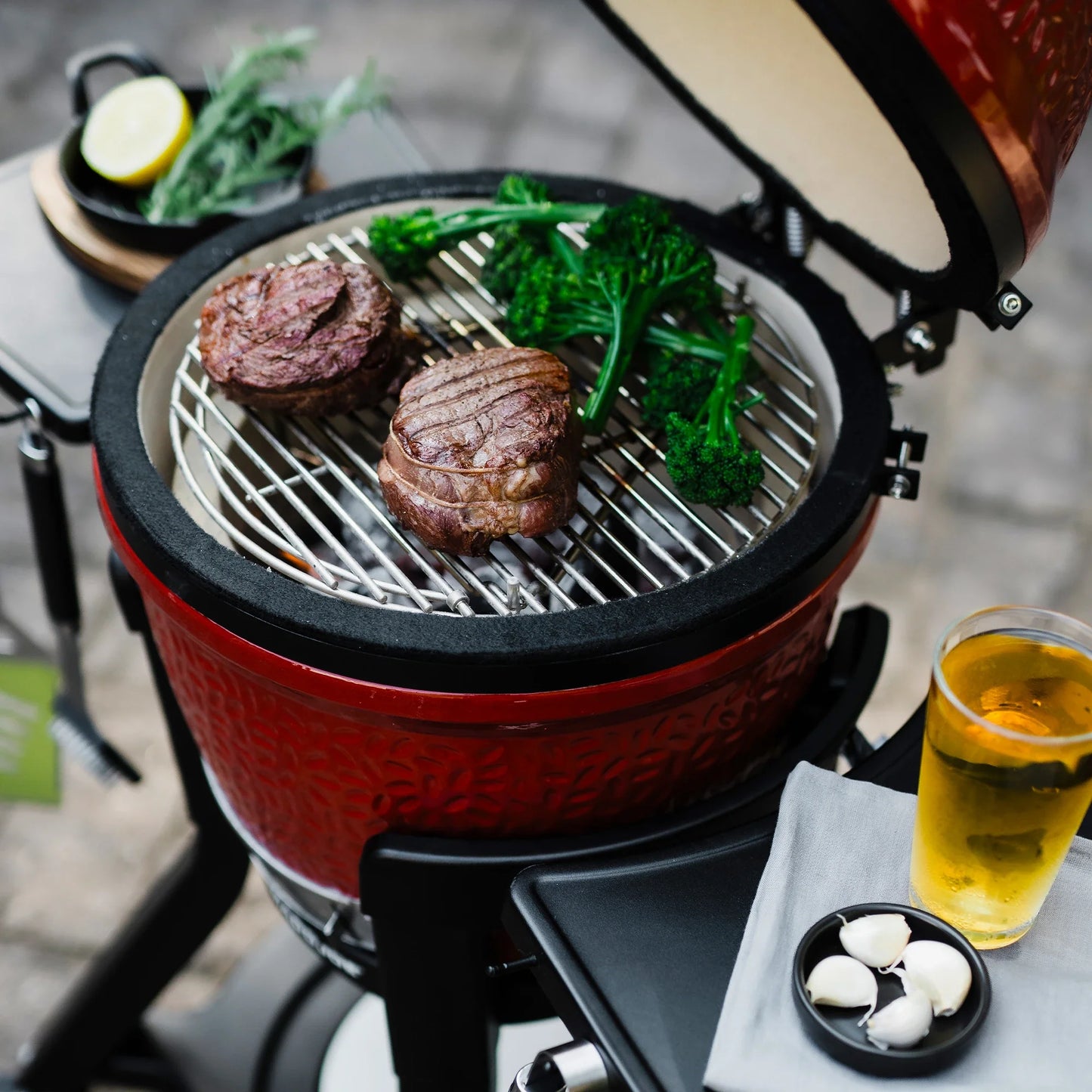 Kamado Joe Jr® Cart with Shelves