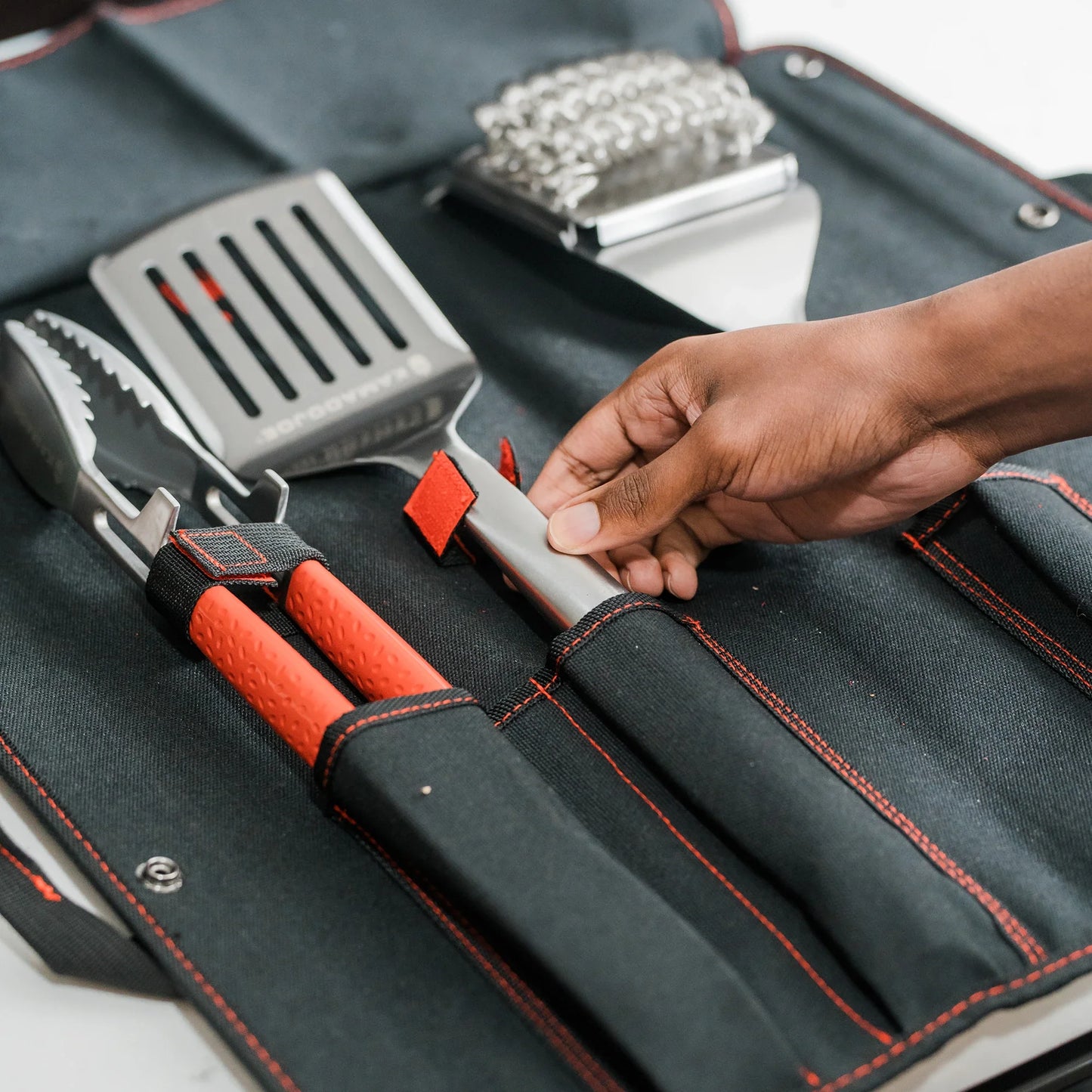 Kamado Joe Krafted™ Steel Grilling Tools Accessories Kit