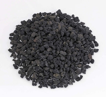 American Fire Glass 10-Pound Black Lava Rock, Small .25-.5 Inch