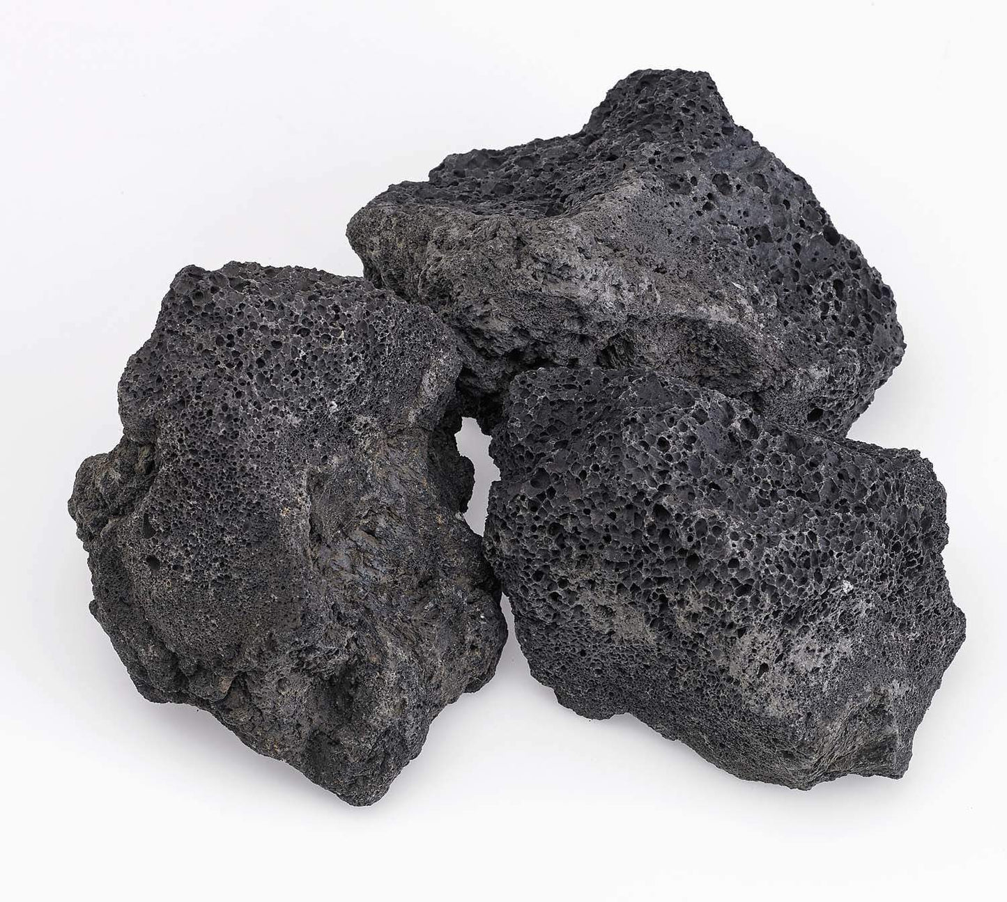 American Fire Glass 10-Pound Black Lava Rock, XXL 4-6 Inch