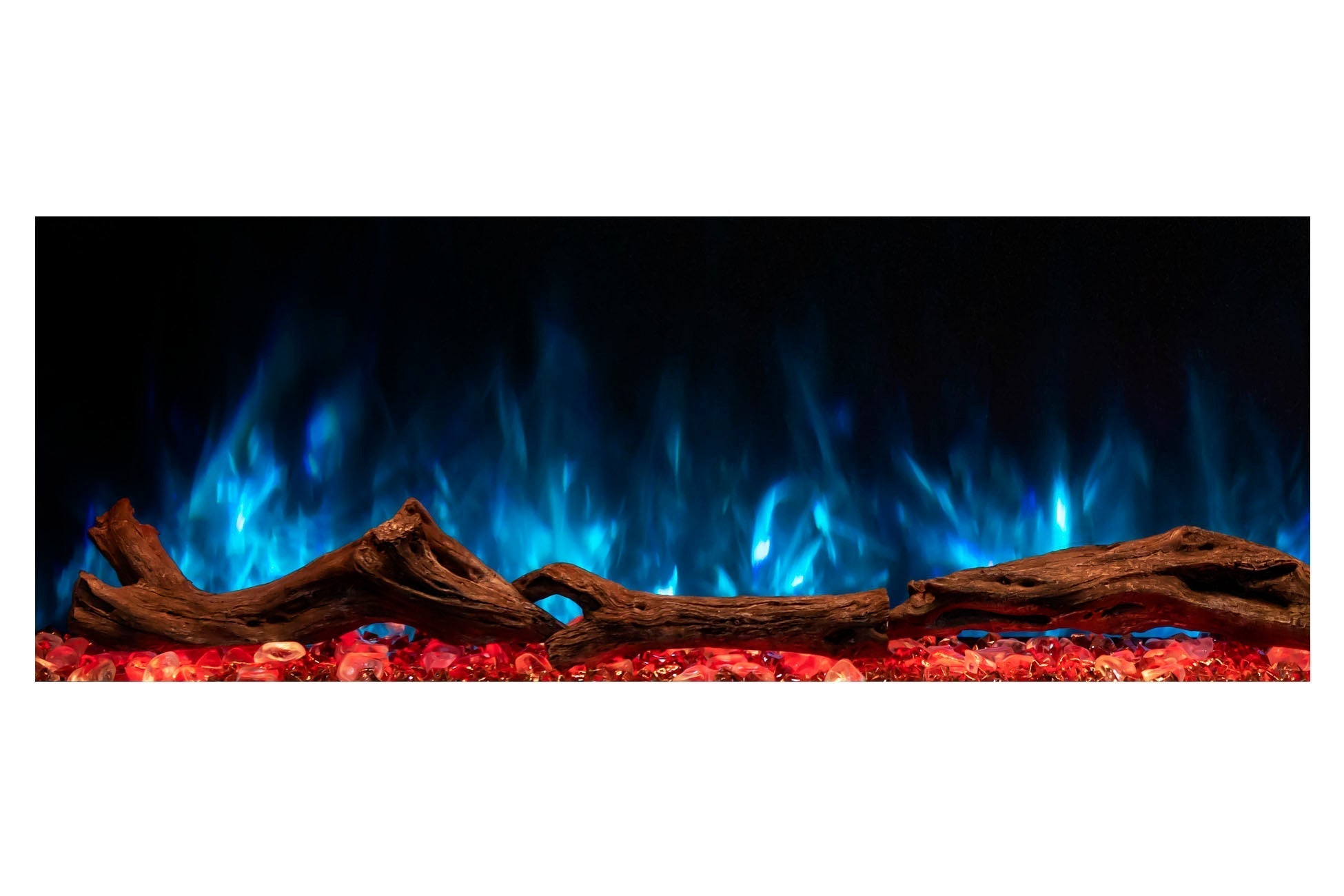 Modern Flames Landscape Pro 82'' Studio Suite Wall Mount Mantel Package | Coastal Sand