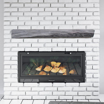Cabin Pane Non-Combustible Concrete Fireplace Mantel Shelf