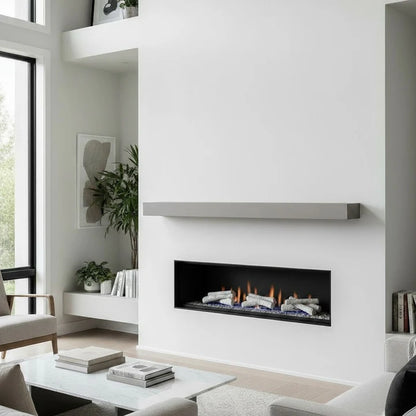 Horizon Concrete Non-Combustible Fireplace Mantel Shelf