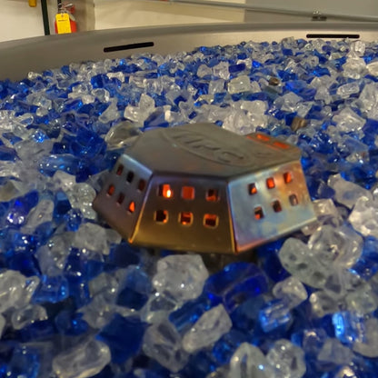 Sedona Hammered Copper Fire and Water Bowl 40" by HPC Fire