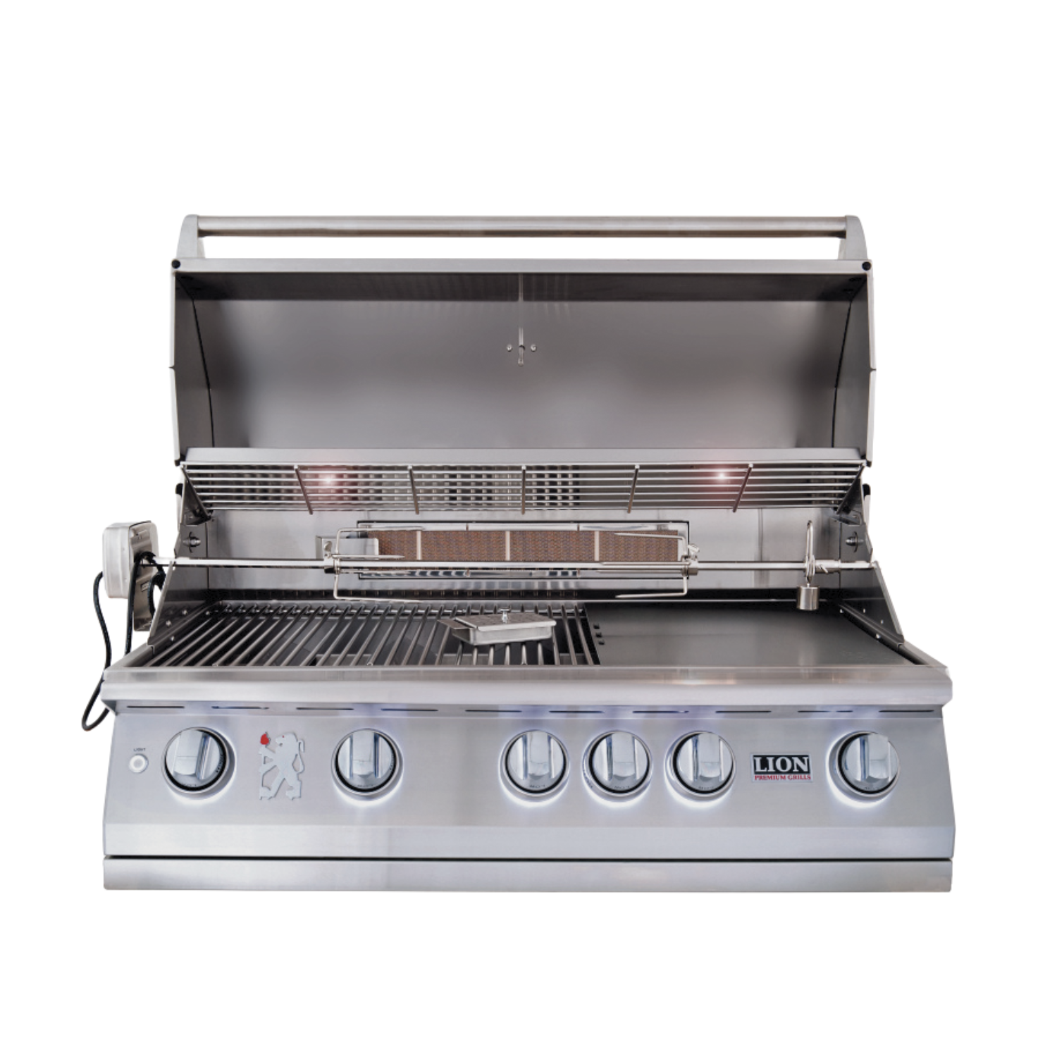 Lion L90000 40-Inch 5-Burner Stainless Steel Built-In Gas Grill