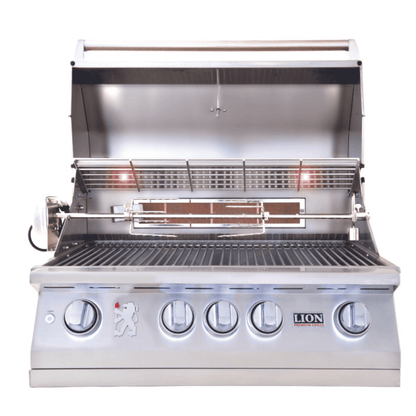 Lion 75000 32-Inch 4-Burner  Stainless Steel Built-In Gas Grill