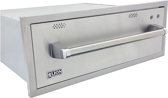 Lion 30-Inch Electric Stainless Steel Warming Drawer