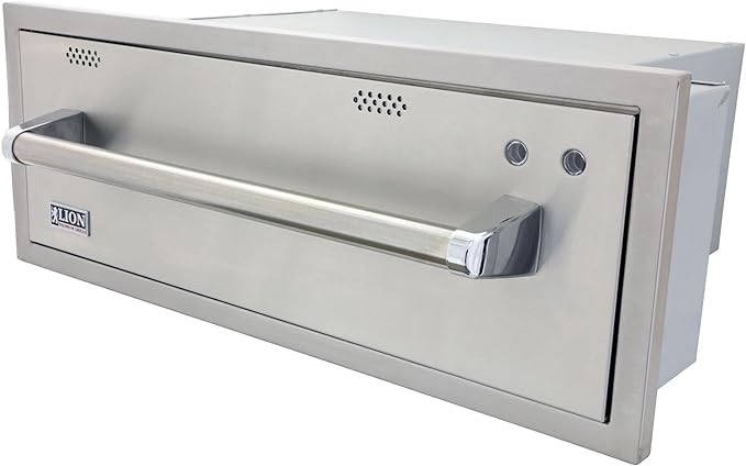 Lion 30-Inch Electric Stainless Steel Warming Drawer