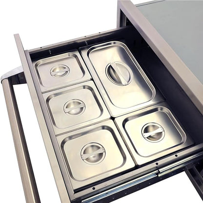 Lion 30-Inch Electric Stainless Steel Warming Drawer