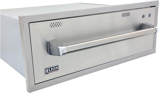 Lion 30-Inch Electric Stainless Steel Warming Drawer