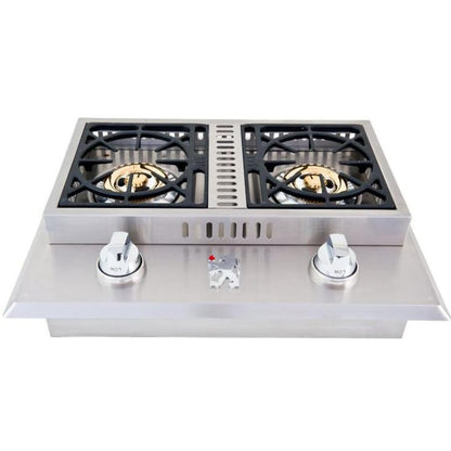 Lion Stainless Steel Drop-In Double Side Burner