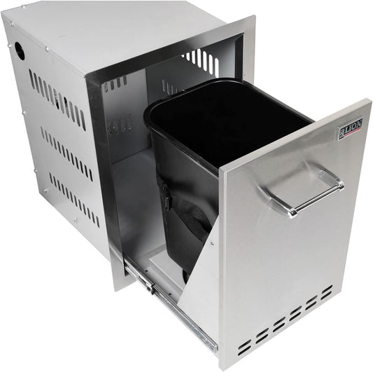 Lion 16-Inch Roll-Out Propane Tank / Trash Bin