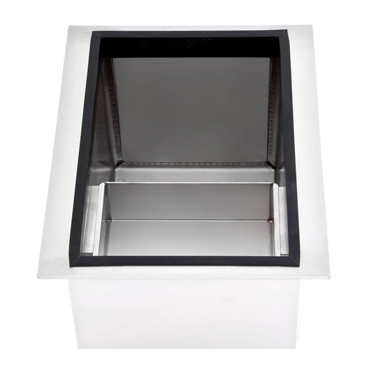 Lion Stainless Steel Drop-In Ice Bin W/ Condiment Tray