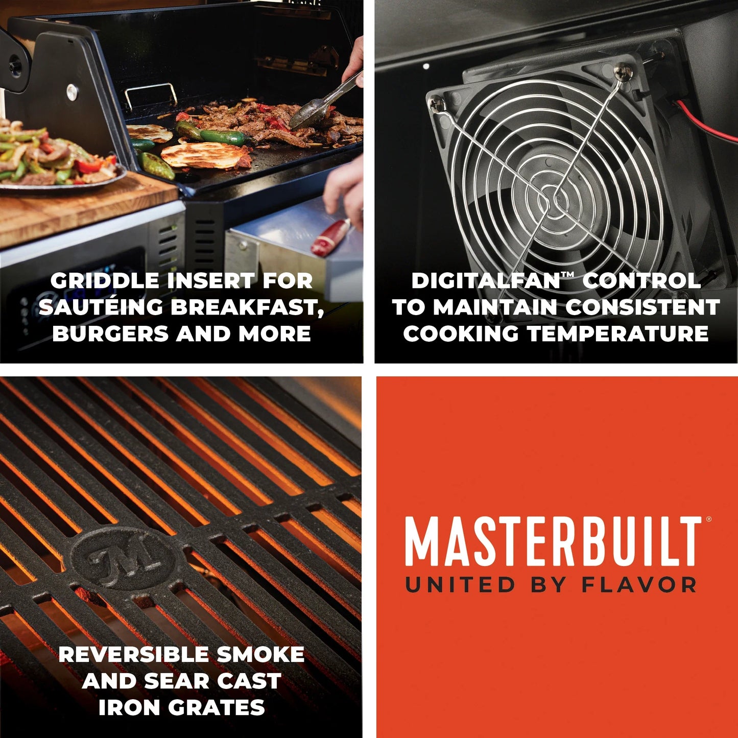 Masterbuilt Gravity Series® 800 Digital Charcoal Griddle + Grill + Smoker