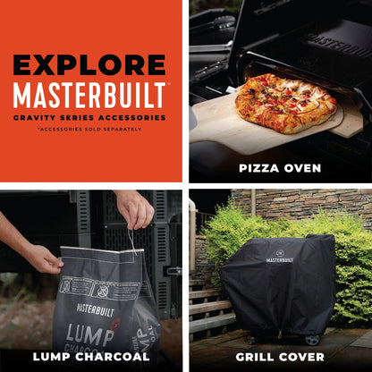 Masterbuilt Gravity Series® 800 Digital Charcoal Griddle + Grill + Smoker