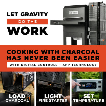 Gravity Series® 600 Digital Charcoal Grill + Smoker