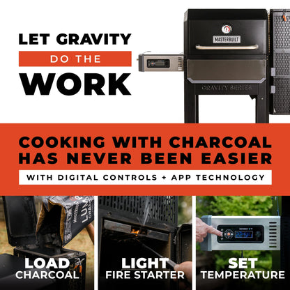 Masterbuilt Gravity Series® 1050 Digital Charcoal Grill + Smoker