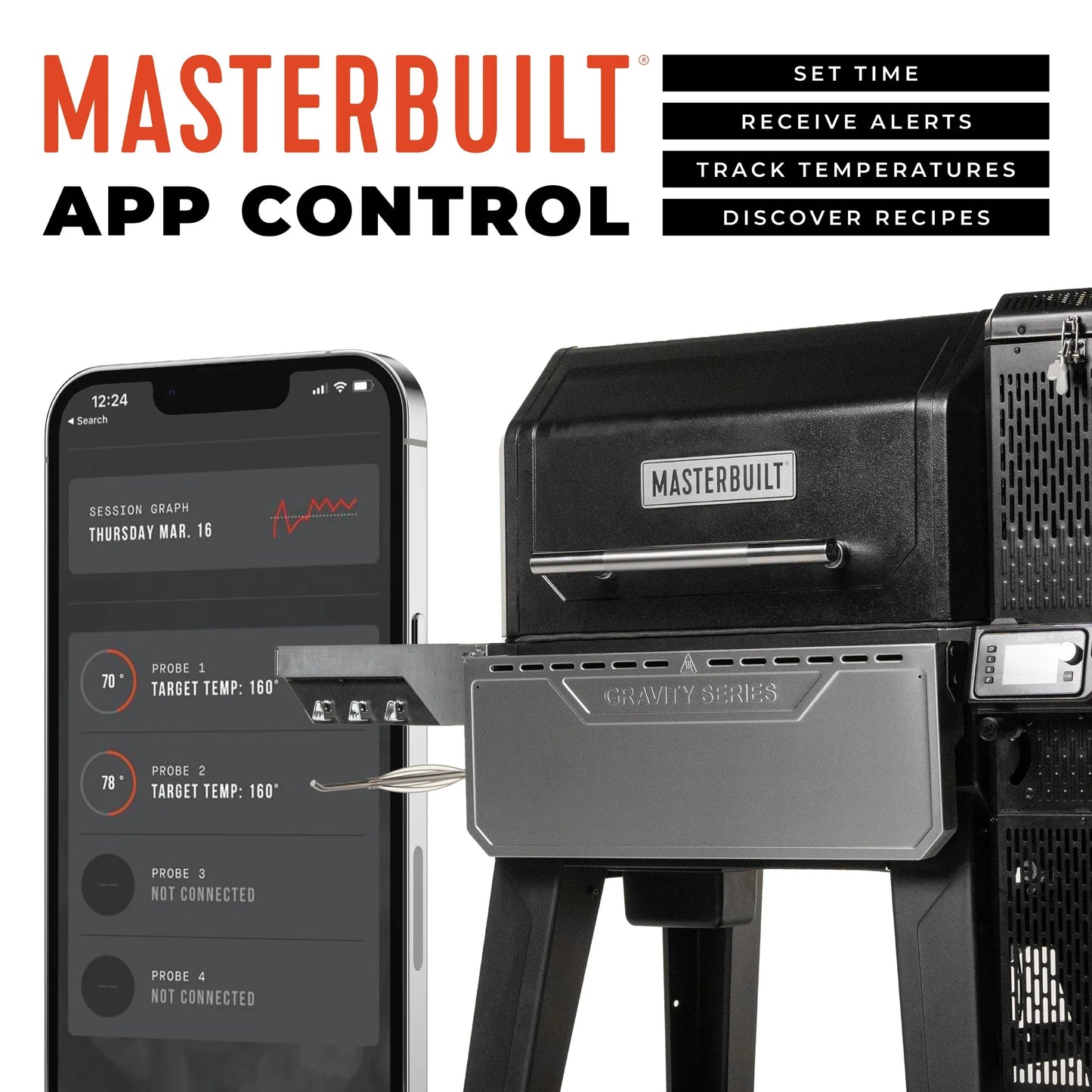 Masterbuilt Gravity Series® XT Digital Charcoal Grill + Smoker