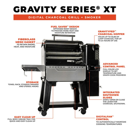 Masterbuilt Gravity Series® XT Digital Charcoal Grill + Smoker