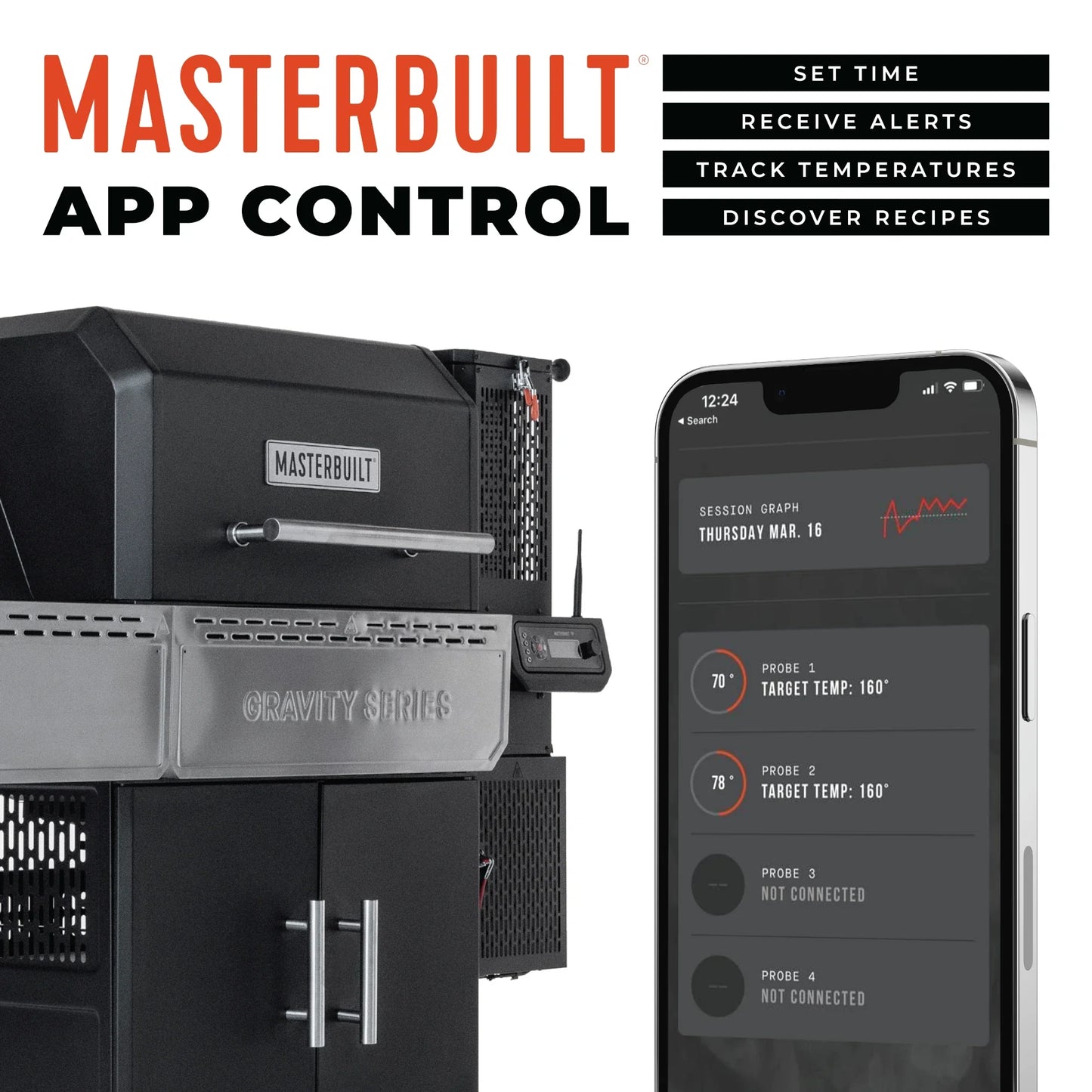 Masterbuilt Gravity Series® 1150 Digital Charcoal Grill and Smoker