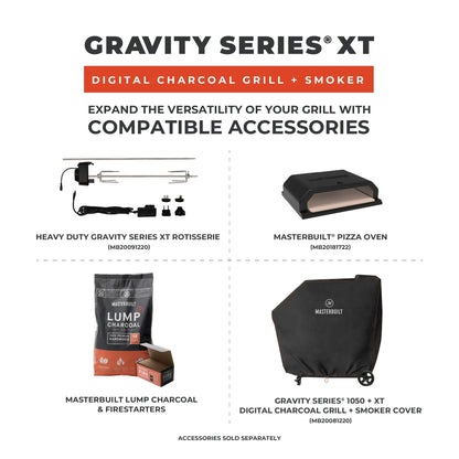Masterbuilt Gravity Series® XT Digital Charcoal Grill + Smoker