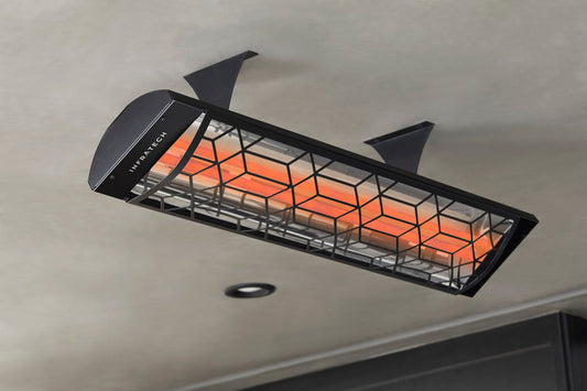 Infratech Motif Craftsman Fascia Kit for Double Element Heater | Black