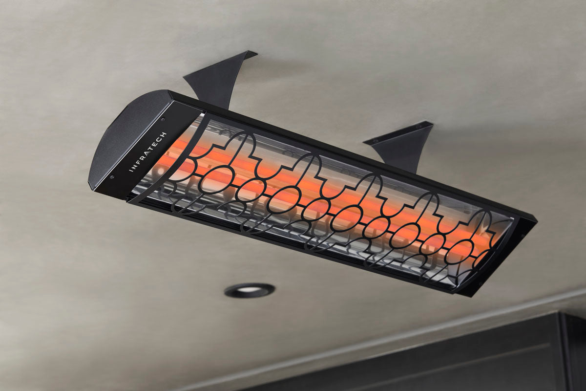 Infratech Motif Mediterranean Fascia Kit for Double Element Heater | Black