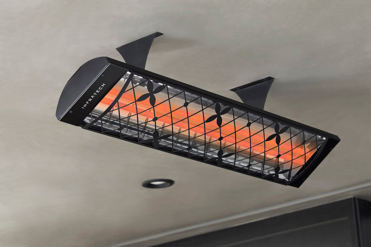 Infratech Motif Traditional Fascia Kit for Double Element Heater | Black