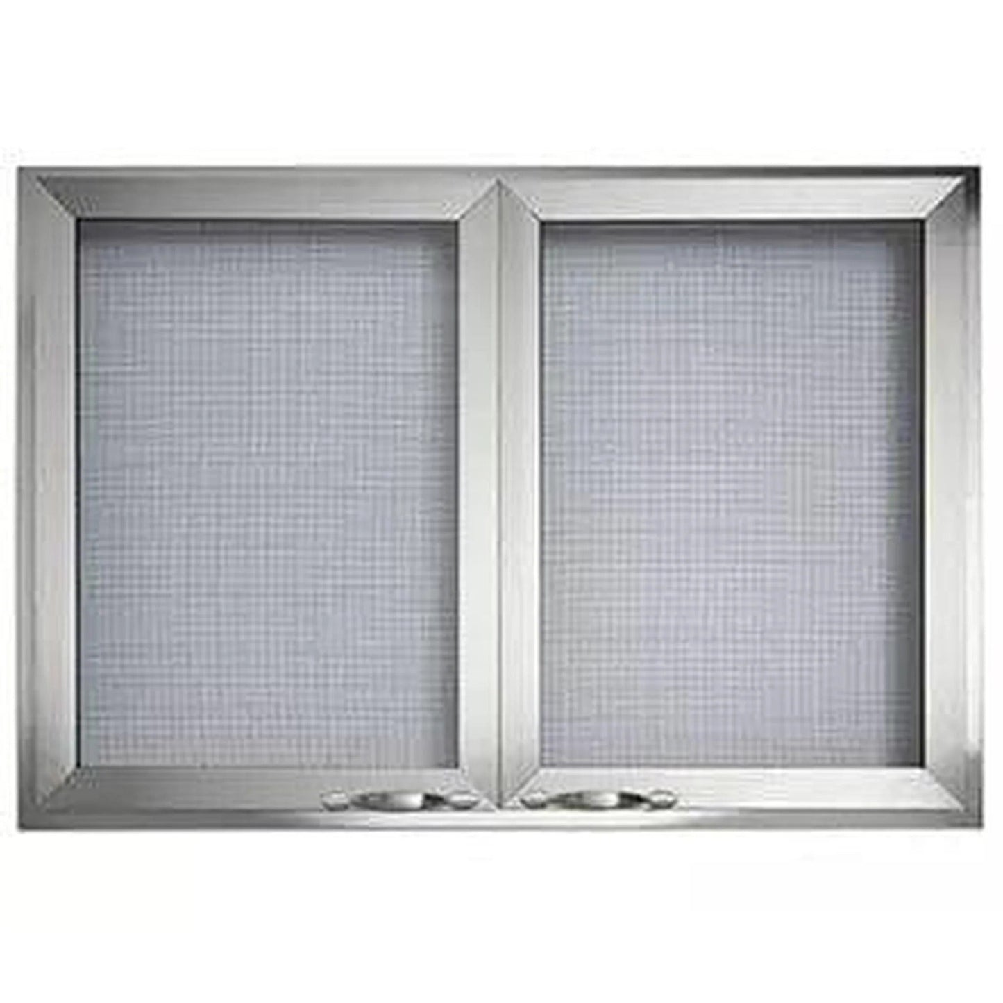 Majestic 36" Vesper Stainless Steel Mesh Cabinet Style Doors